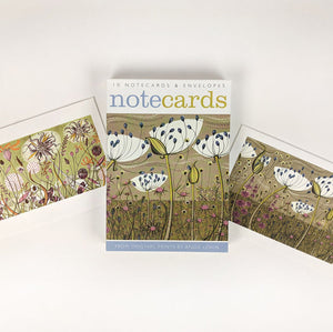 Lichen & Spey Birches Notecards by Angie Lewin.