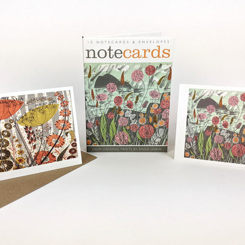 Autumn Spey Notecards by Angie Lewin