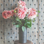 Anta Black Ridged Vase
